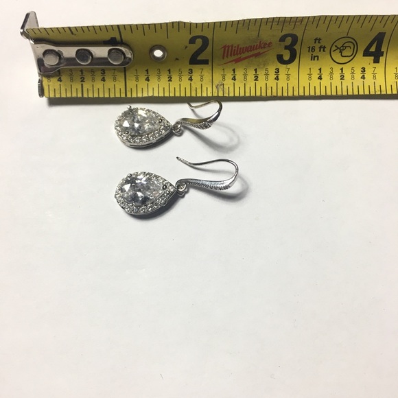 Austrian Drop Crystal Earrings - Picture 2 of 3